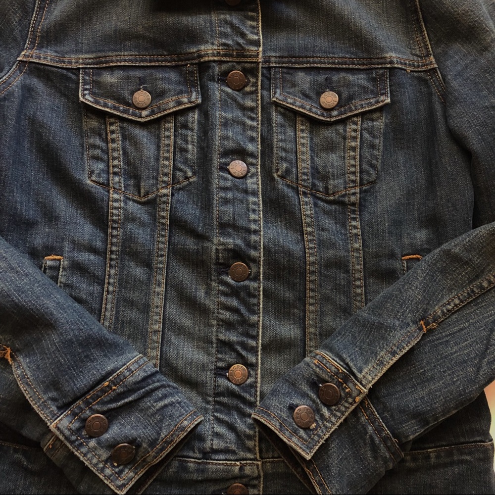 J.Crew Women’s Denim Jean Jacket SZ S - Picture 3 of 6